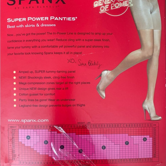 Spanx Super Power Panties. Size A. Black. NWT. - Picture 2 of 5
